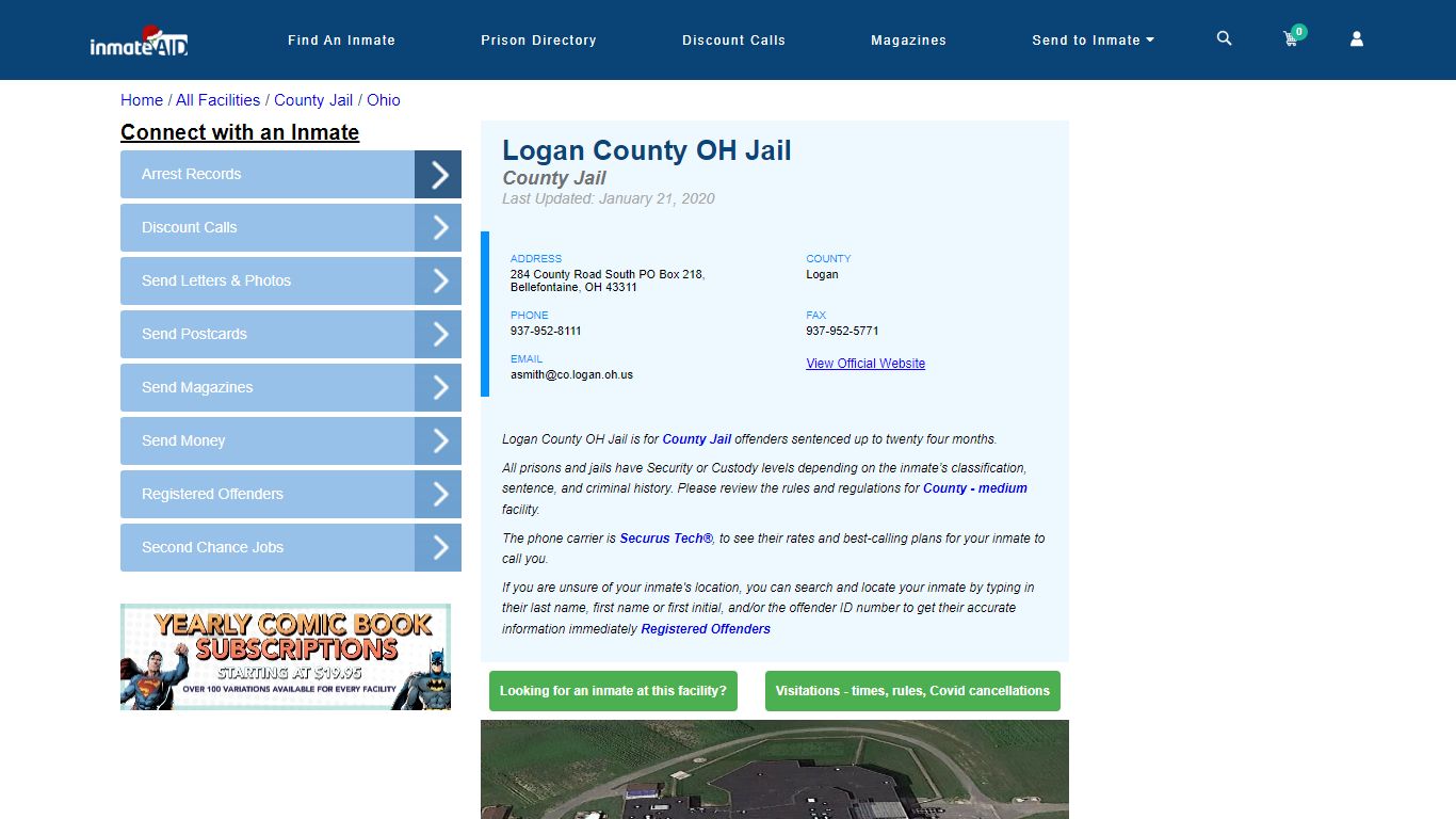 Logan County OH Jail - Inmate Locator - Bellefontaine, OH