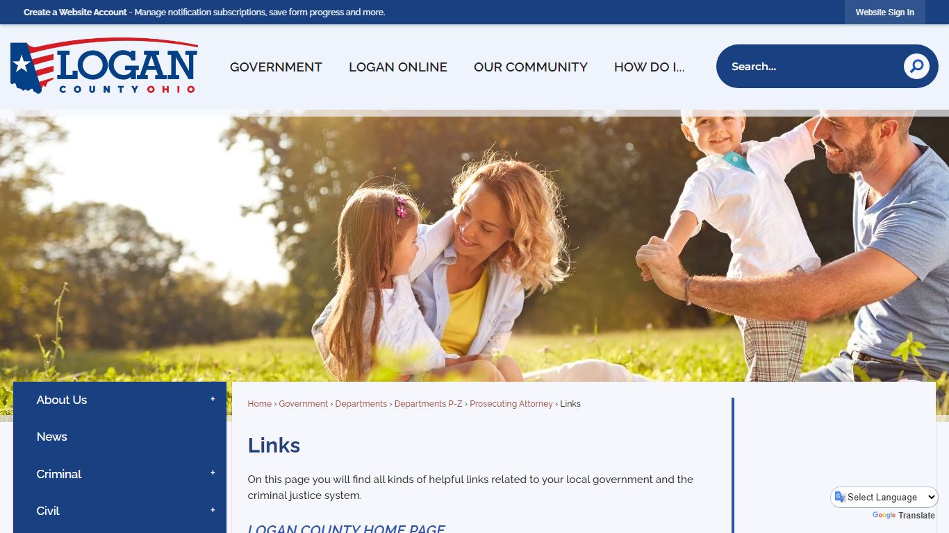 Links | Logan County, OH - Official Website